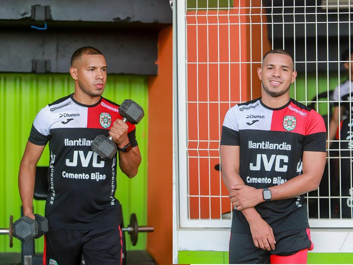 Rafael Águila - El mediocampista panameño ya está en Honduras y empezó a trabajar en la pretemporada con el Marathón, que lo anunció como su nuevo fichaje el miércoles.