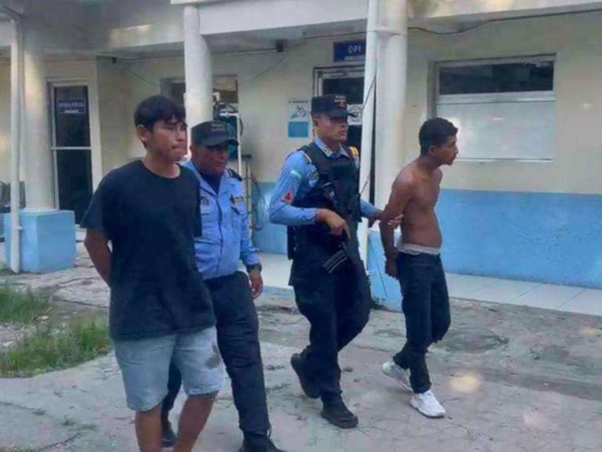 Óscar Mauricio Mejia y Edgardo Antonio Funez fueron capturados cuatro horas después del asesinato de Durbin Alexis Soto (51). 