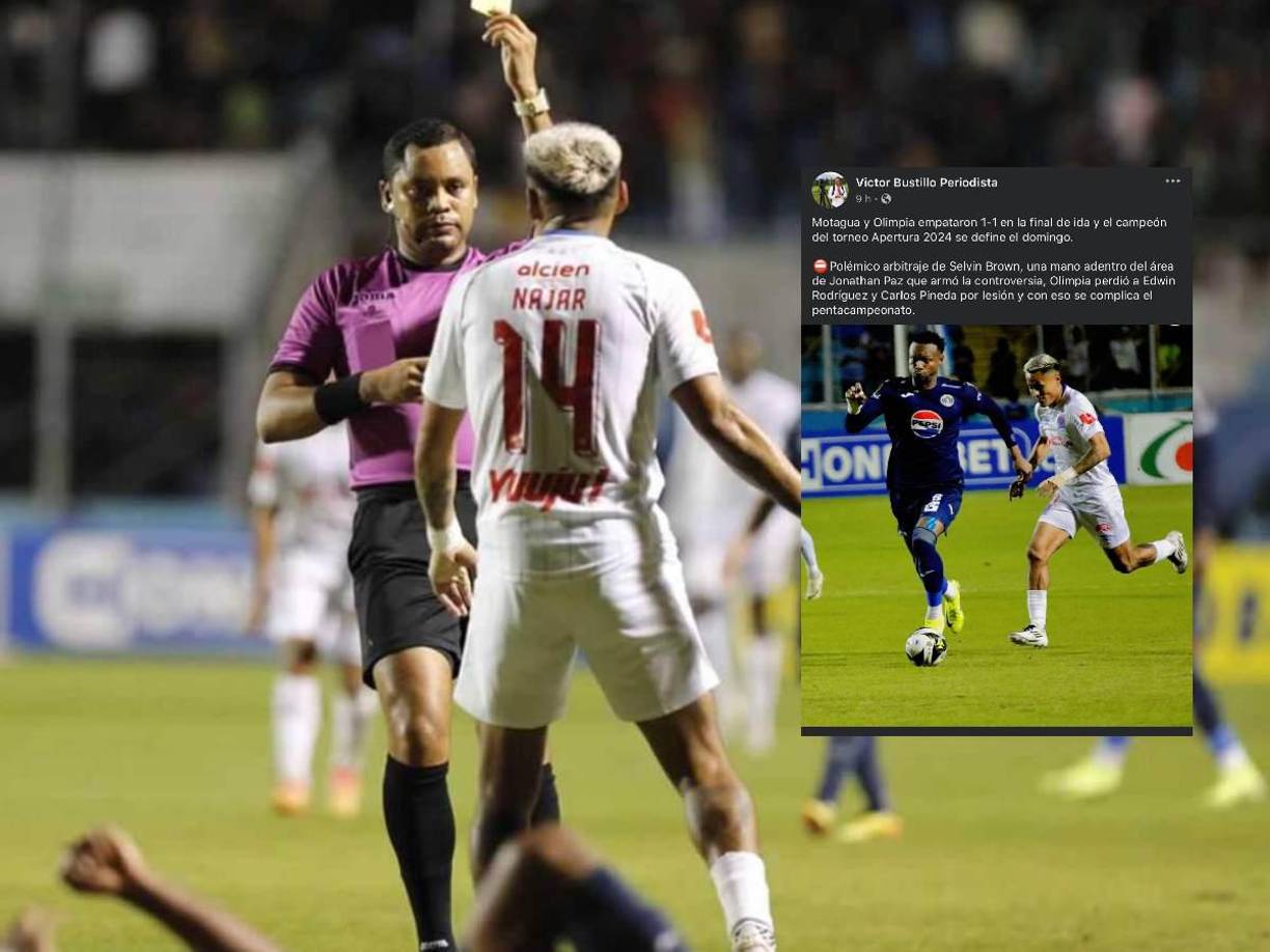 Victor Bustillo, periodista de Diez, habló sobre el empate de la final y del penal no sancionado a Motagua.