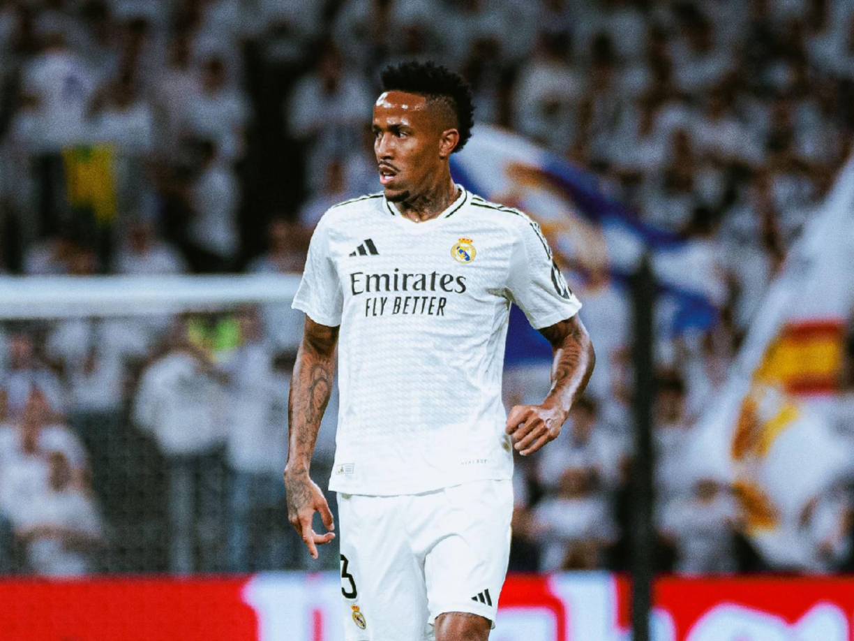 Defensa central: Militao sería otro de los que formará parte de la zona defensiva del Real Madrid en el derbi.
