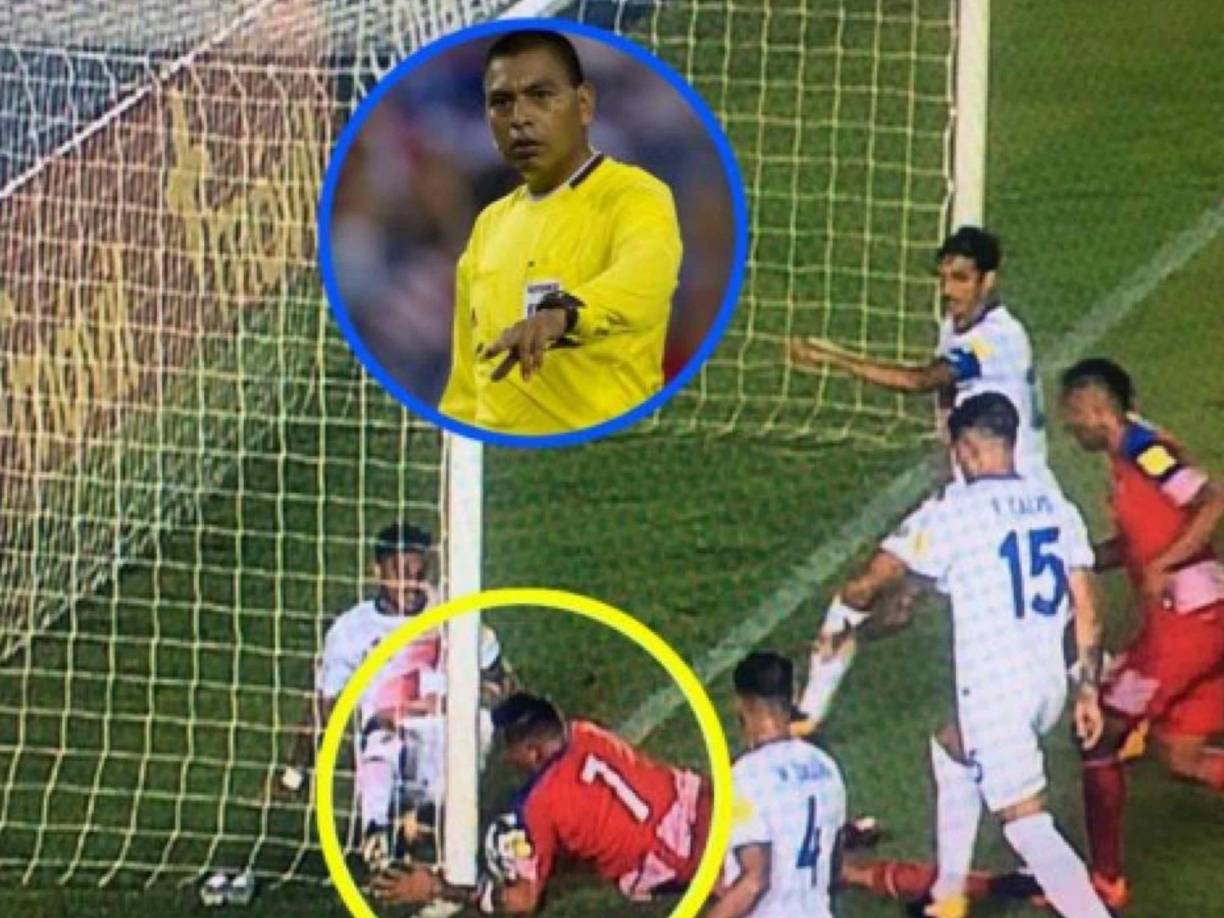 “Es una jugada en donde se dan una serie de rebotes dentro del área, en la cual el balón se aproxima a la línea de gol, en ese momento pierdo el contacto visual con el esférico entre tantos jugadores que habían, el asistente (Marco Tulio Díaz) es quien me dice por medio del intercomunicador que el balón había pasado la línea en su totalidad, creí en él y avalé la decisión’, recordó López en su momento sobre ese gol fantasma.