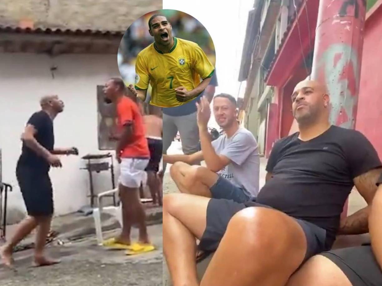 Son varios los nombres de las leyendas de Brasil que aún siguen sonando, uno de ellos, Adriano, exjugador de la Canarinha.