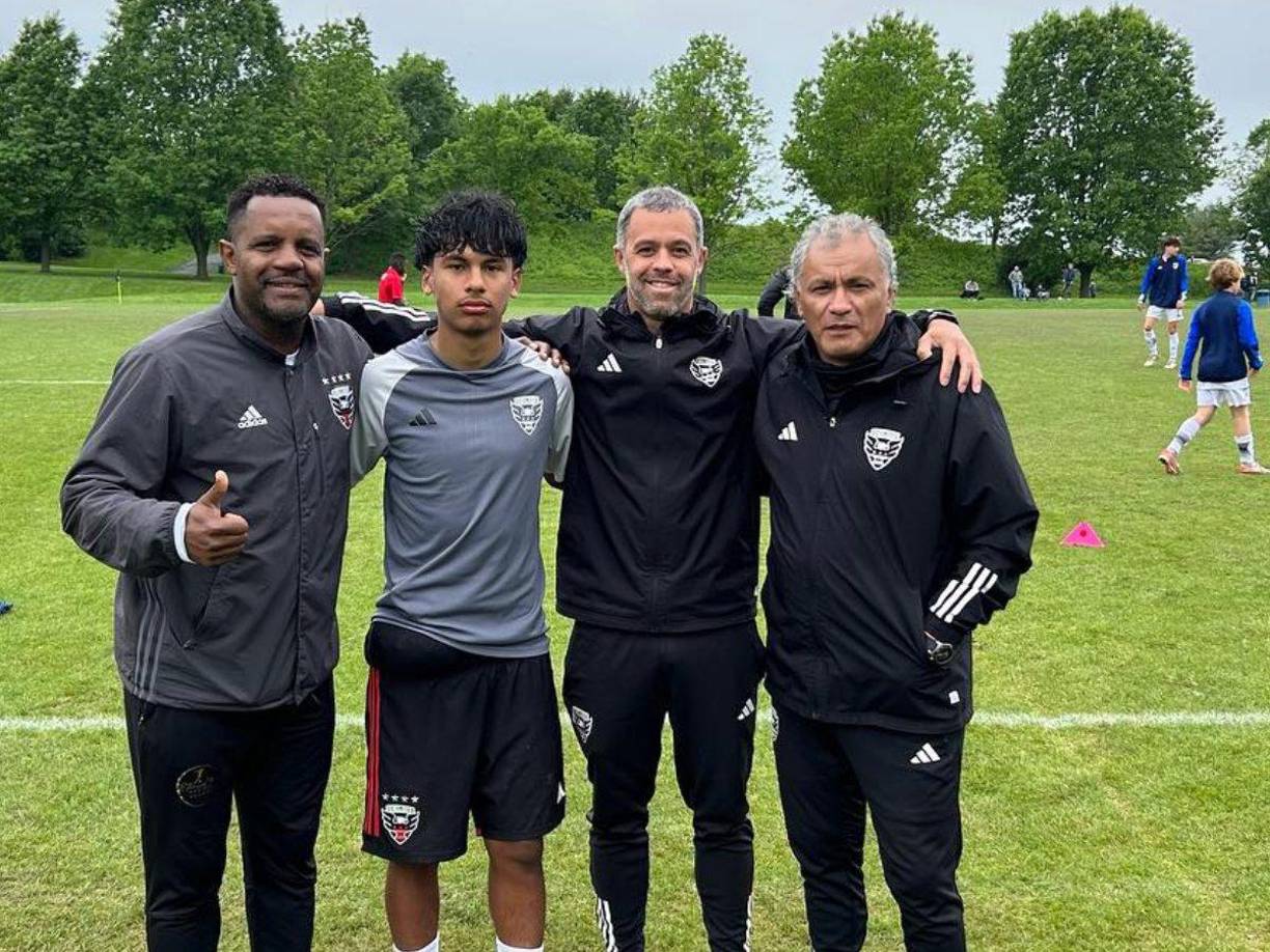 Su academia tiene el nombre de Luciano Emilio Soccer Club Internazionale. Y tiene un vínculo de formación con el DC United, su exequipo.