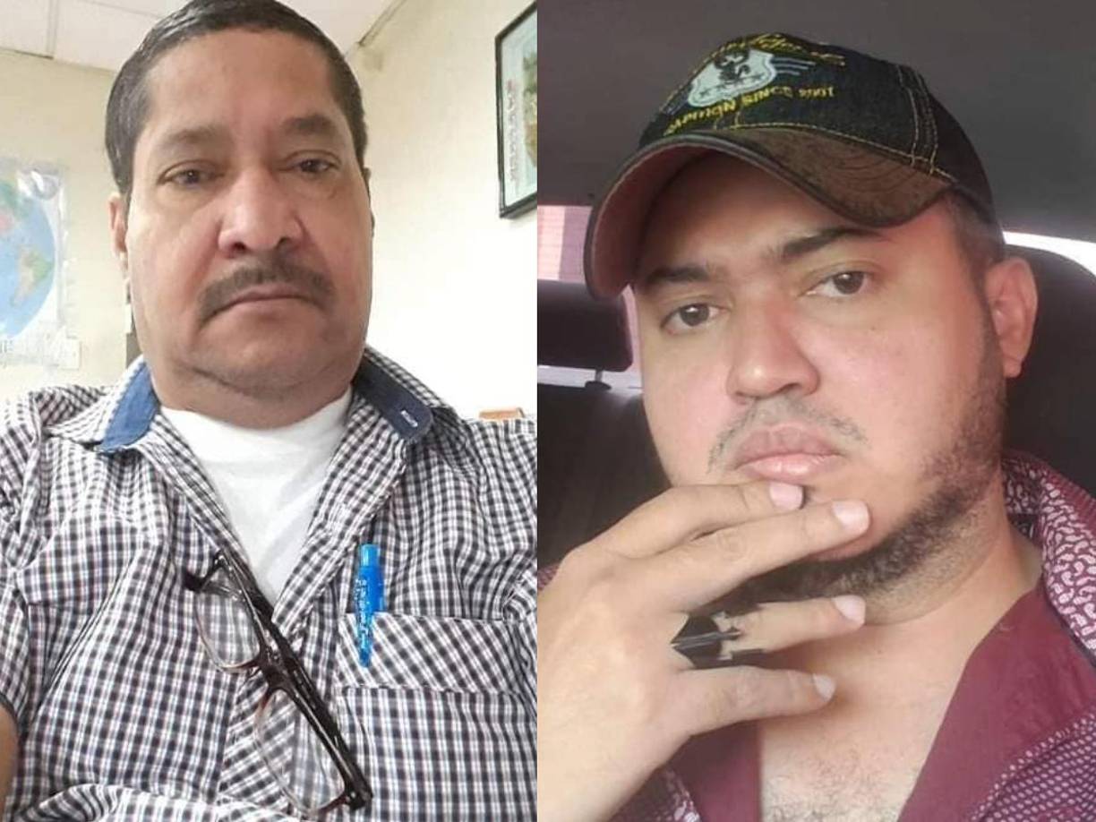 Fotos en vida de Mario Matute padre y su hijo del mismo nombre, quienes fueron asesinados la noche del jueves 18 de julio en Villanueva, Cortés.