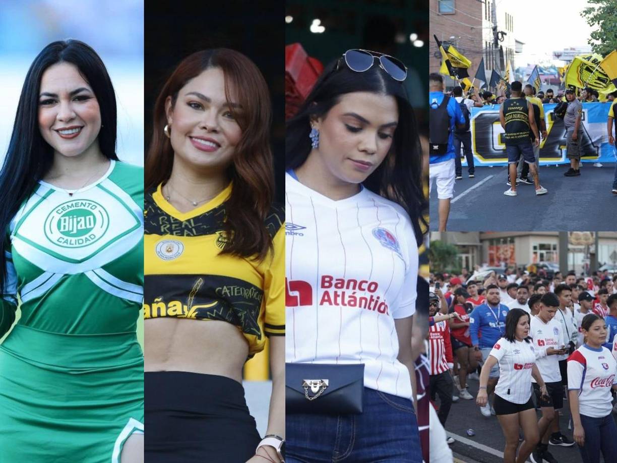 Te mostramos las mejores imágenes de la previa del clásico entre Real España y Olimpia en el Estadio Morazan. 