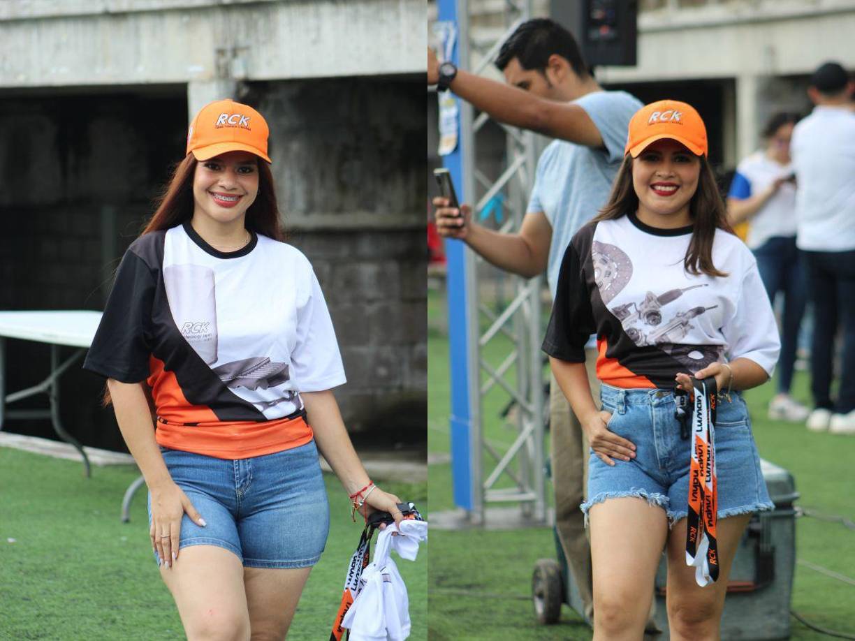 Las hermosas chicas se hicieron presentes en el Estadio Emilio Williams de Choluteca.