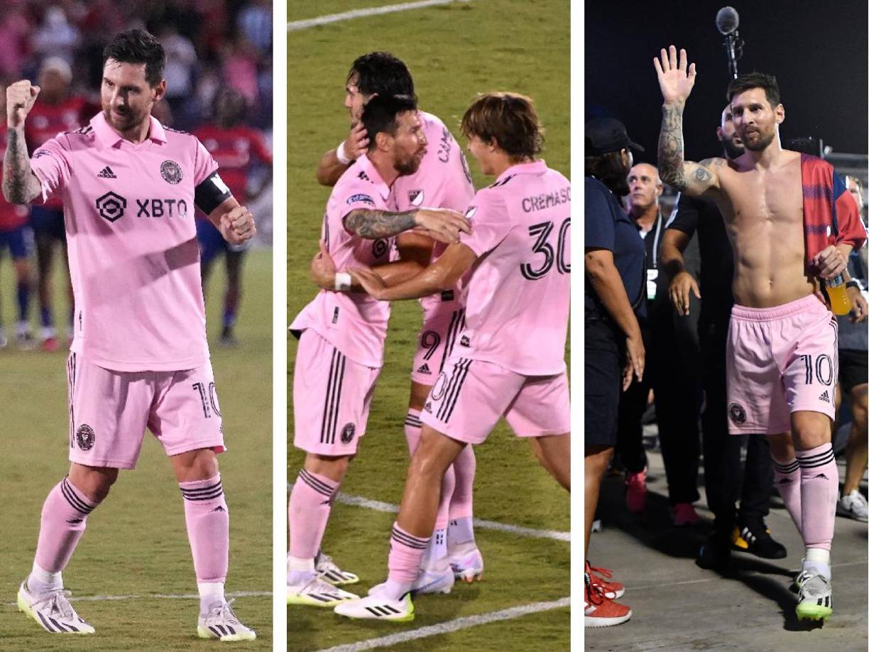  Lo que no se vio del duelo entre el Inter Miami y el FC Dallas por los octavos de final de la Leagues Cup.