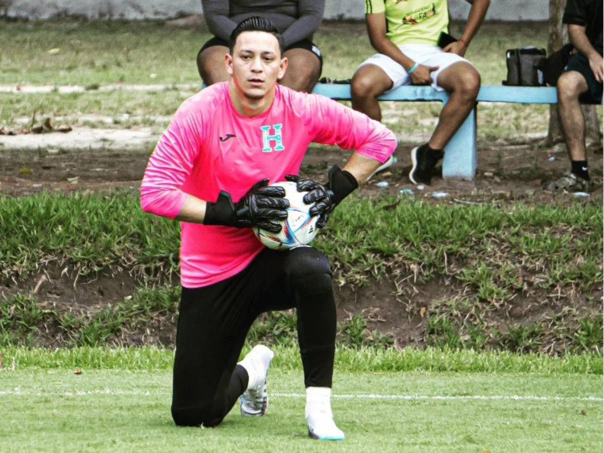 Bryan Ramos fue uno de los porteros que estuvo con la Selección Sub-23 de Honduras en los Juegos Olímpicos de Tokio 2021.