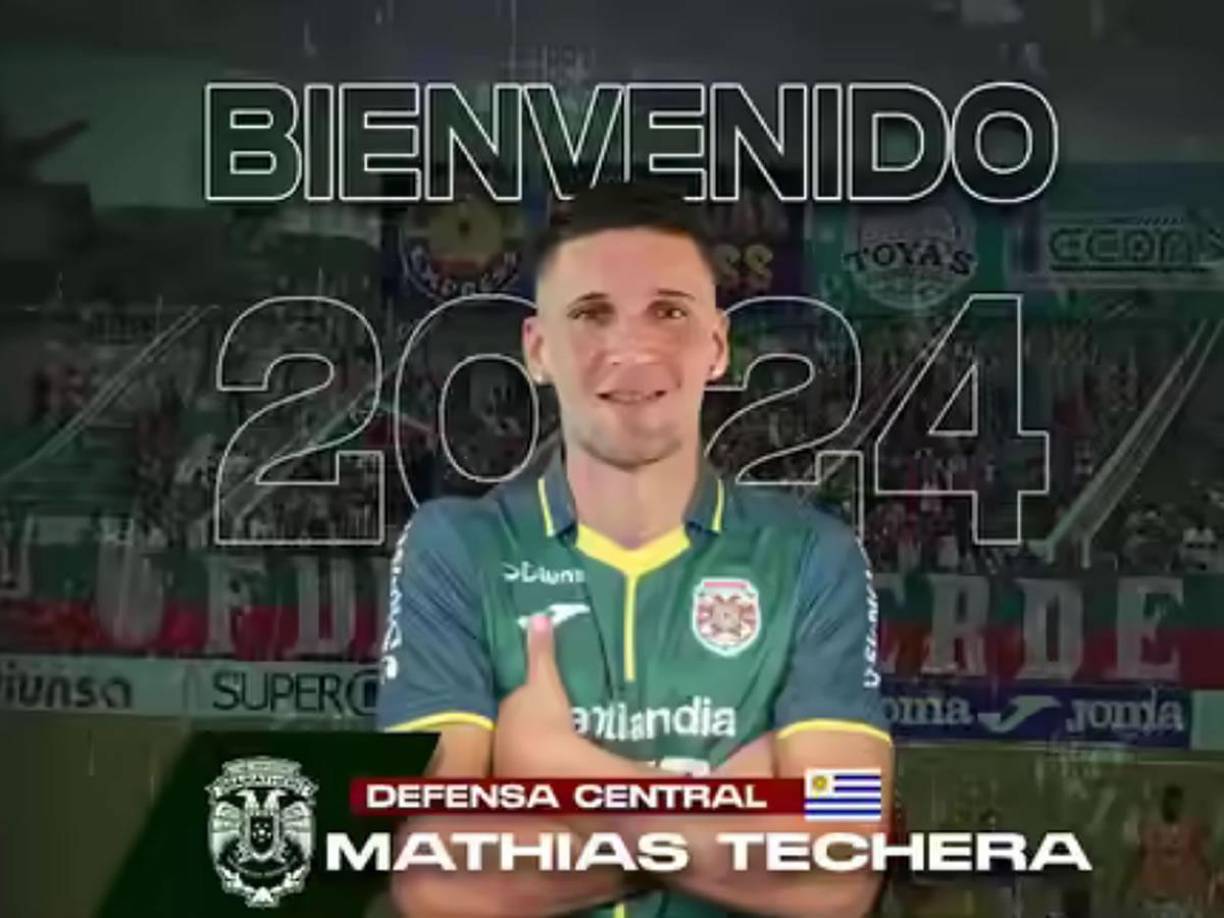 El Marathón confirmó de manera sorpresiva el regreso de Mathías Techera, defensa central uruguayo, quien se fue del club en 2022.