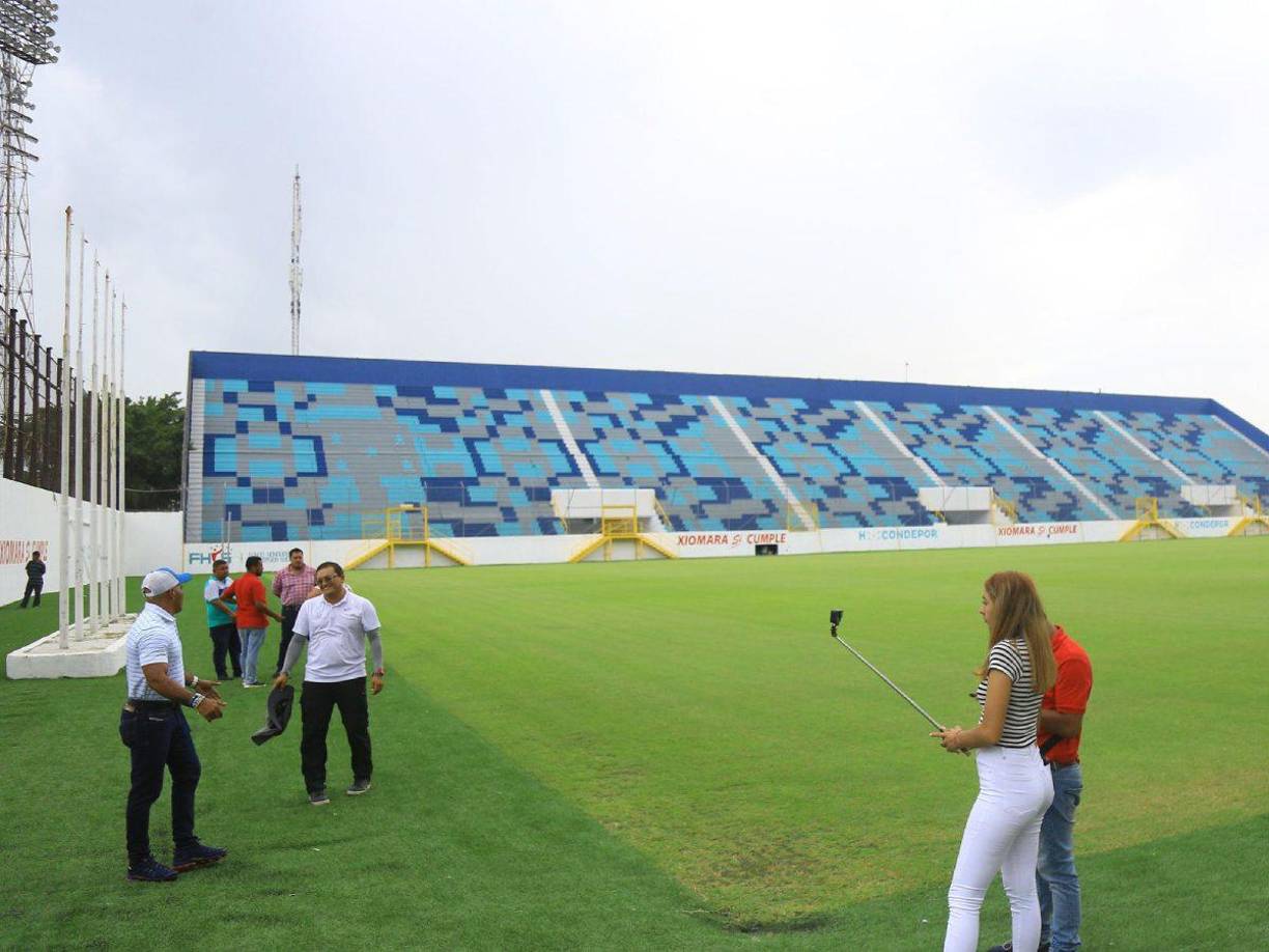 La nueva cancha del Estadio Francisco Morazán será inaugurada este viernes 23 de agosto con la visita de la presidenta Xiomara Castro.