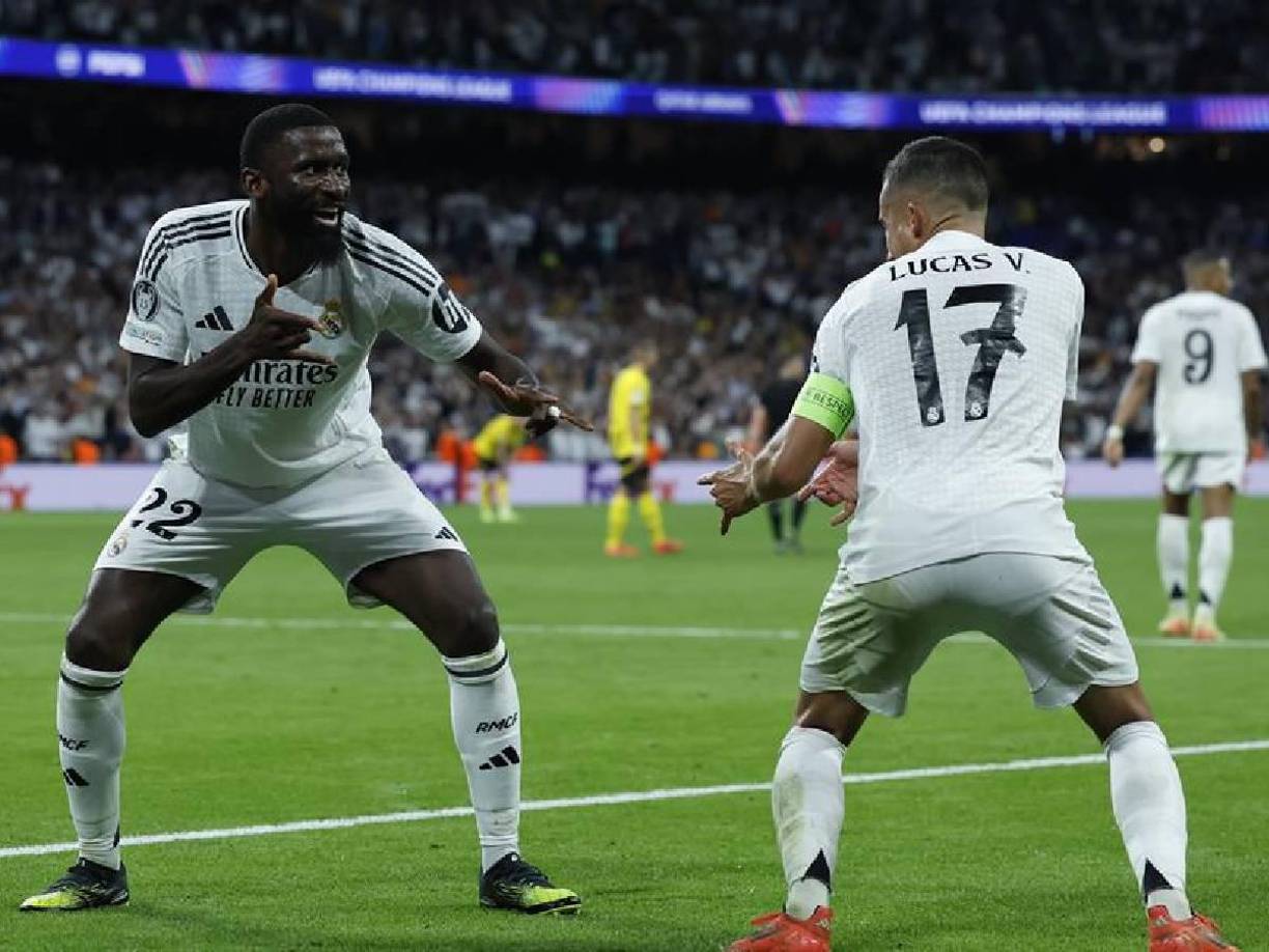 En la segunda parte empezaron a apretar el acelerador, y Rudiger tras un centro de Mbappé, cabeceó con certeza y descontó para el Real Madrid.