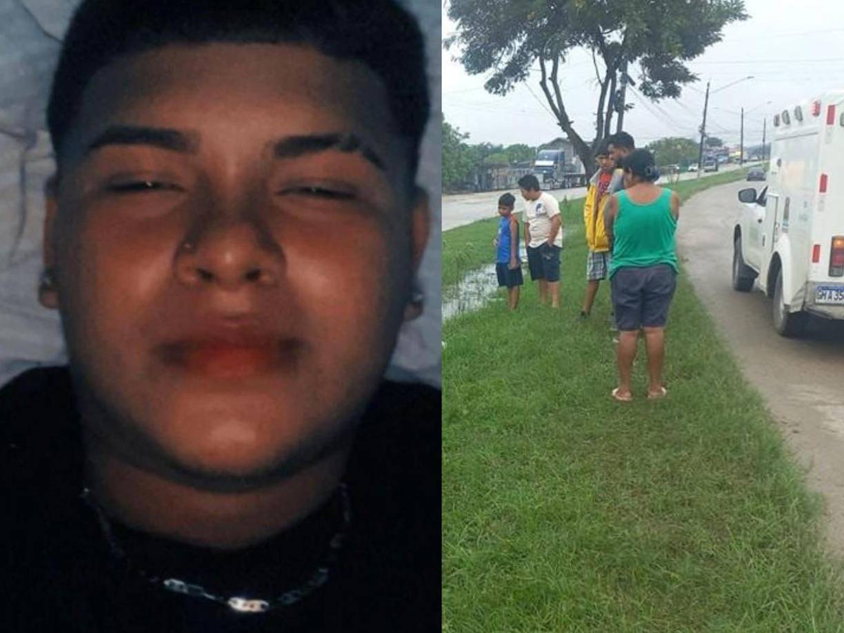 Fotos en vida de Diego Cantillano, el joven motociclista que murió este lunes en el barrio Pueblo Nuevo de Puerto Cortés. 