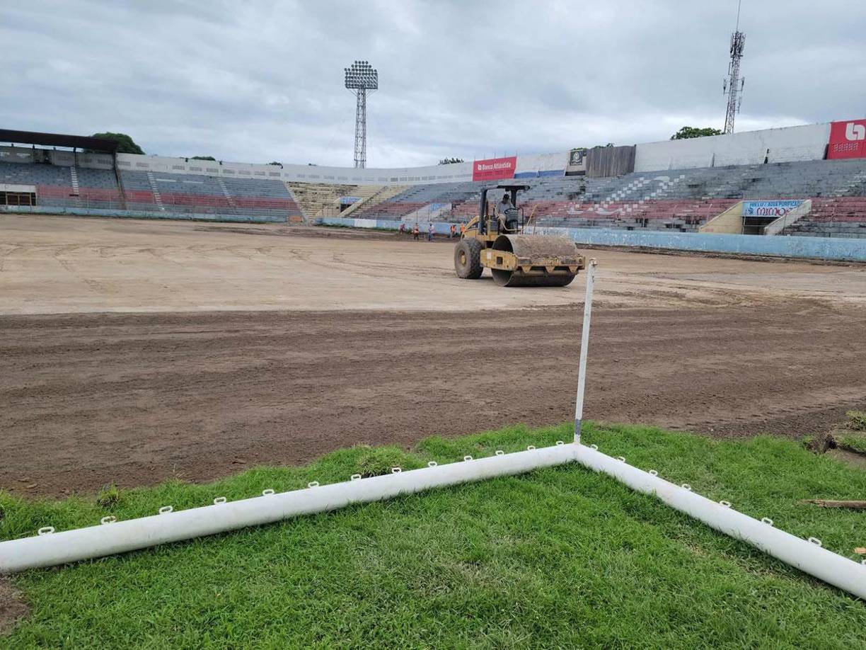 Hay que recordar que Condepor también cambiará la grama del estadio Juan Ramón Brevé Vargas de Juticalpa, Olancho.