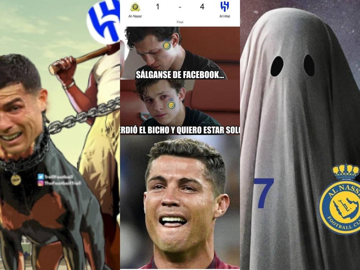 Cristiano Ronaldo y el Al Nassr perdieron un nuevo título en Arabia Saudita ante el Al Hilal (1-4). Los memes no se hicieron esperar y así se burlaron del portugues.