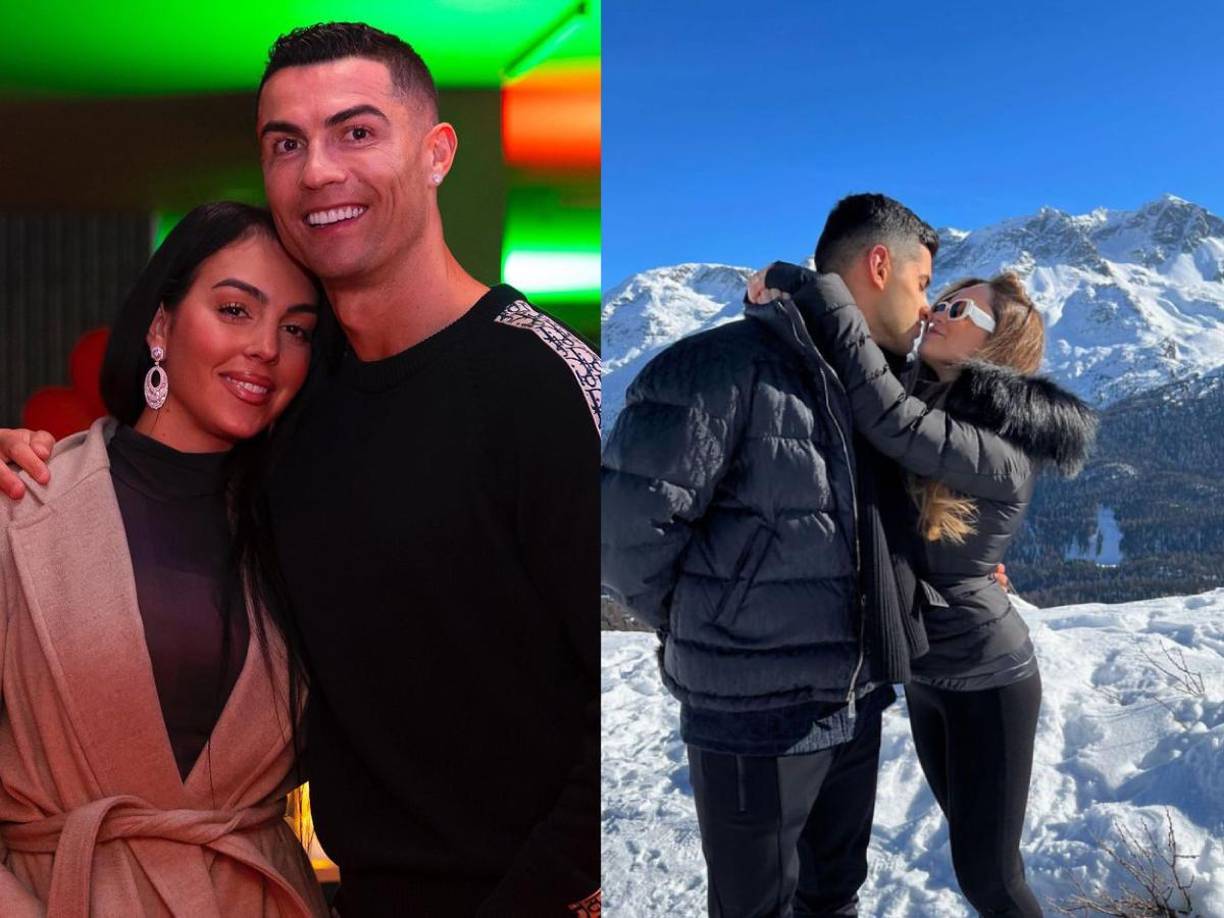 Estos fueron algunos de los mensajes que publicaron los futbolistas a sus parejas en el día de San Valentín. 