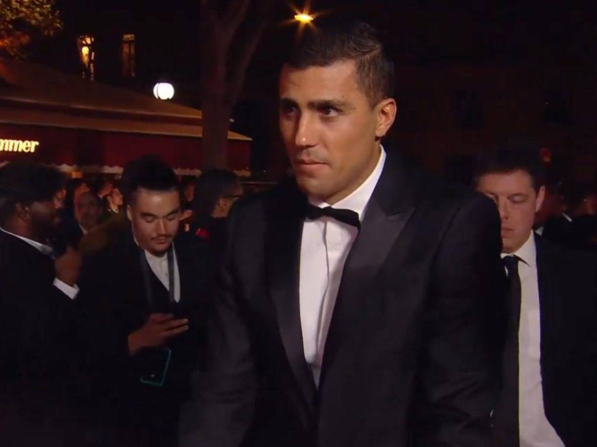 Rodri se mostró optimista en la gala del Balón de Oro. 