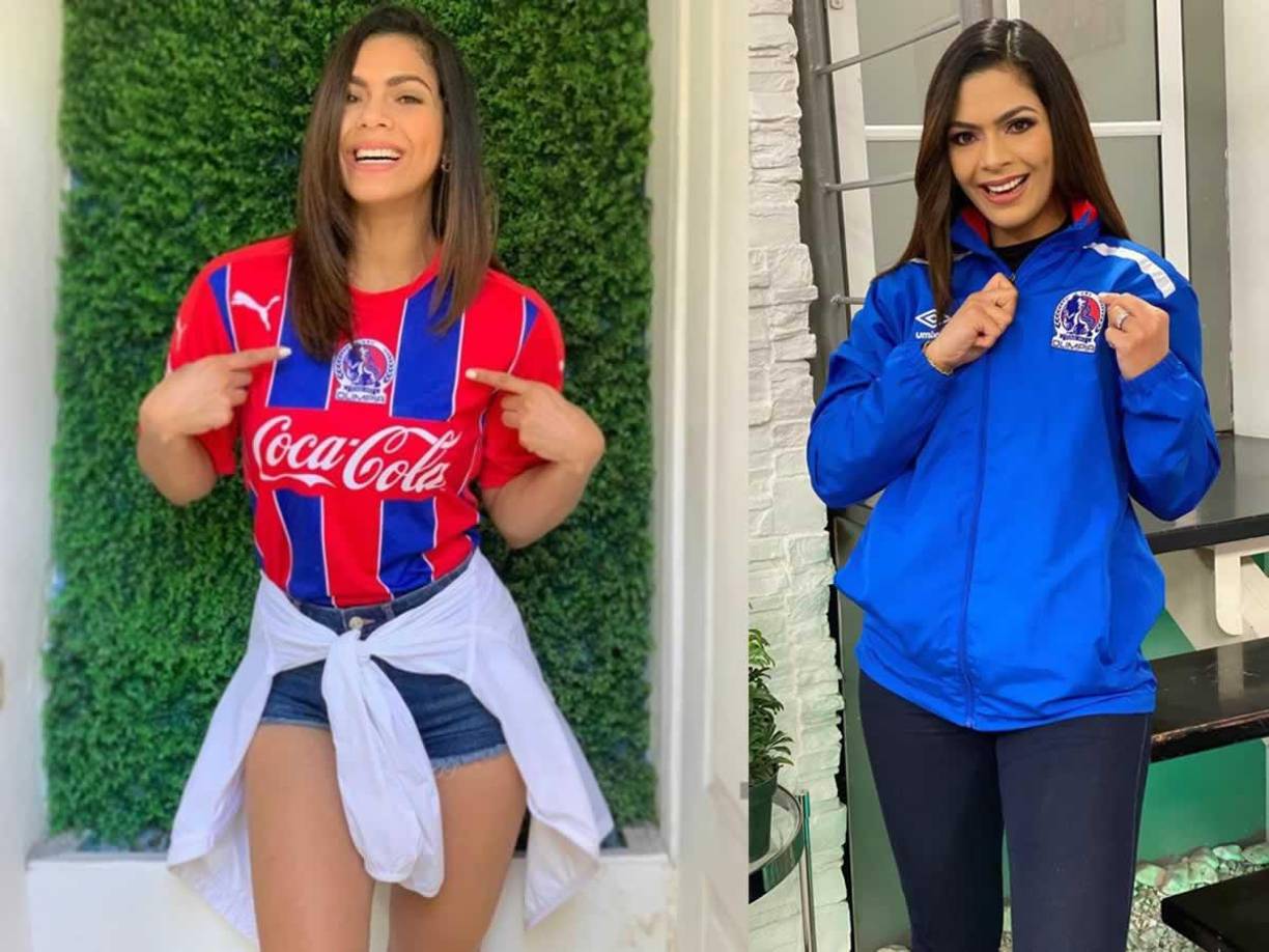Loren Mercadal - La hermosa periodista de TVC es amante de los colores del Olimpia.