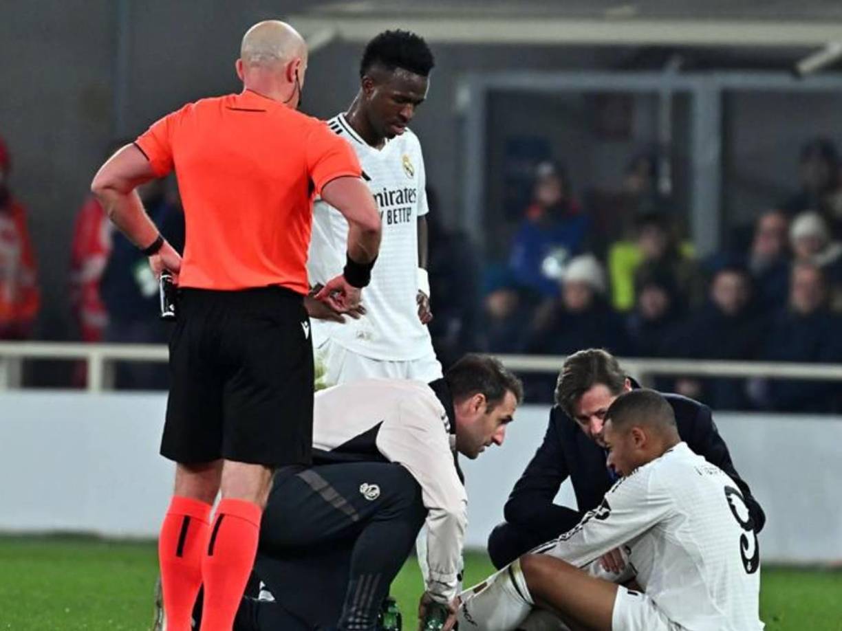 La mala noticia en el Real Madrid fue que ahora se lesionó Mbappé y las alarmas se han encendido.