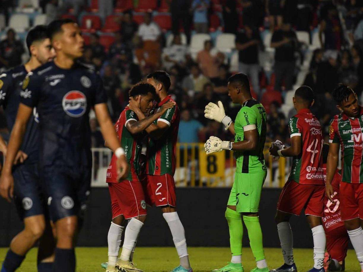 Marathón acumulaba ocho juegos consecutivos perdiendo ante Motagua en Tegucigalpa y dicha racha se rompió.