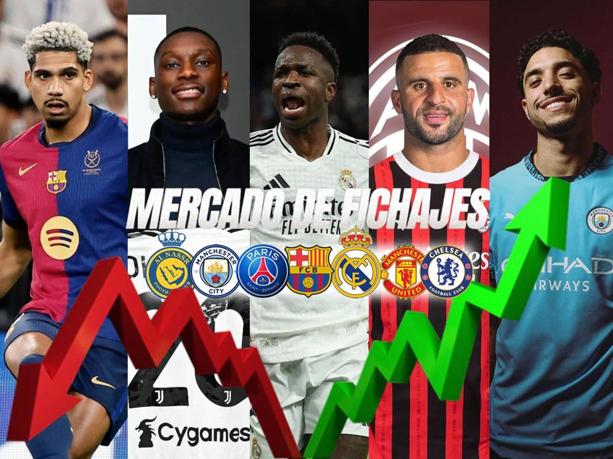 Estos son los principales movimientos del mercado de fichajes de Europa. Vinicius es noticia con una noticia bomba, Manchester City saca la chequera y Barcelona con dos renovaciones.