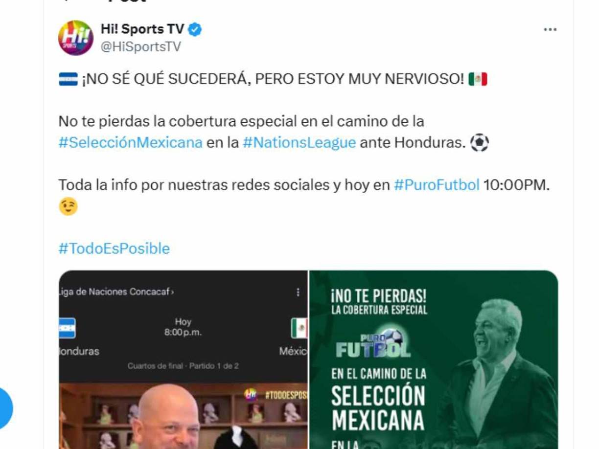 ”No sé qué sucederá, pero estoy muy nervioso”, fueron otros de los mensajes de los medios de México. 
