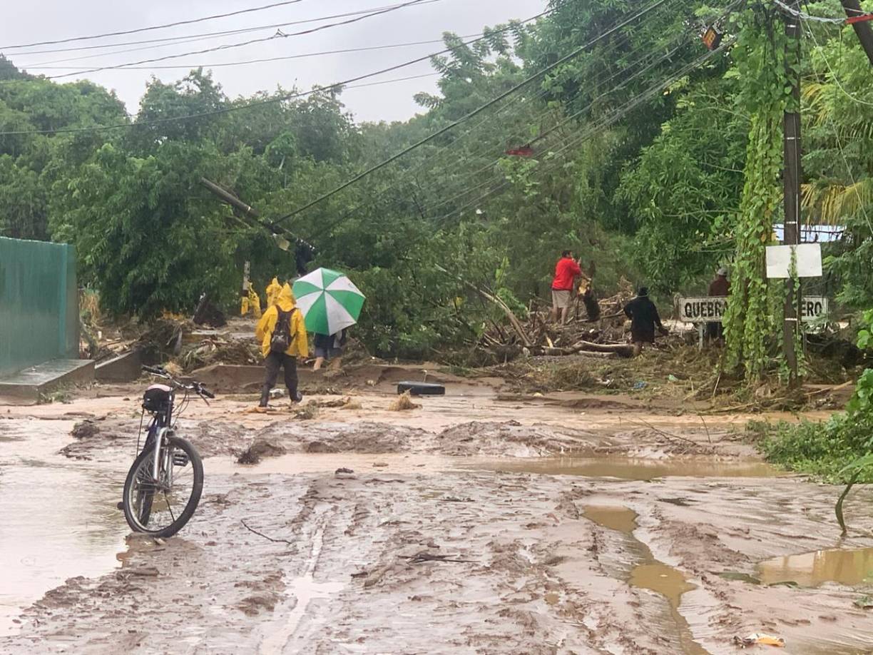 Se reporta la crecida y desbordamiento de ríos que surcan municipios como Sabá y Tocoa. 