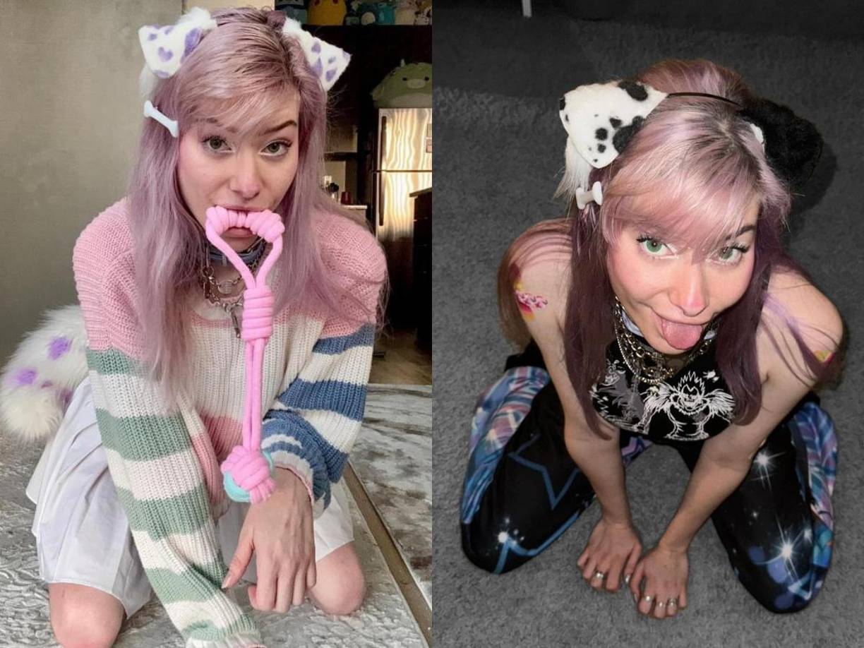 Meow Dalyn asume felizmente la despreocupada vida de un perro en sus redes sociales.