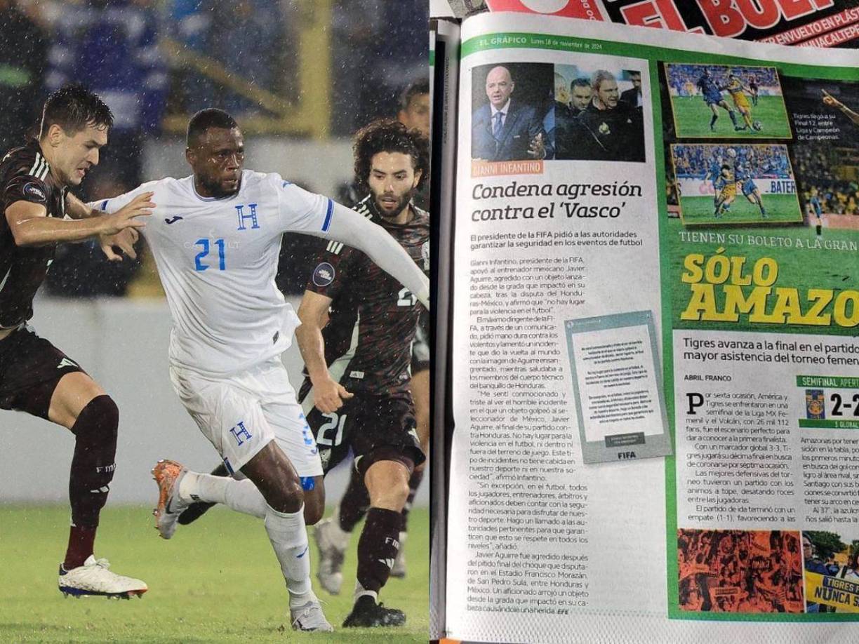 Los medios resaltaron lo del comunicado del presidente de la FIFA, Gianni Infantino.