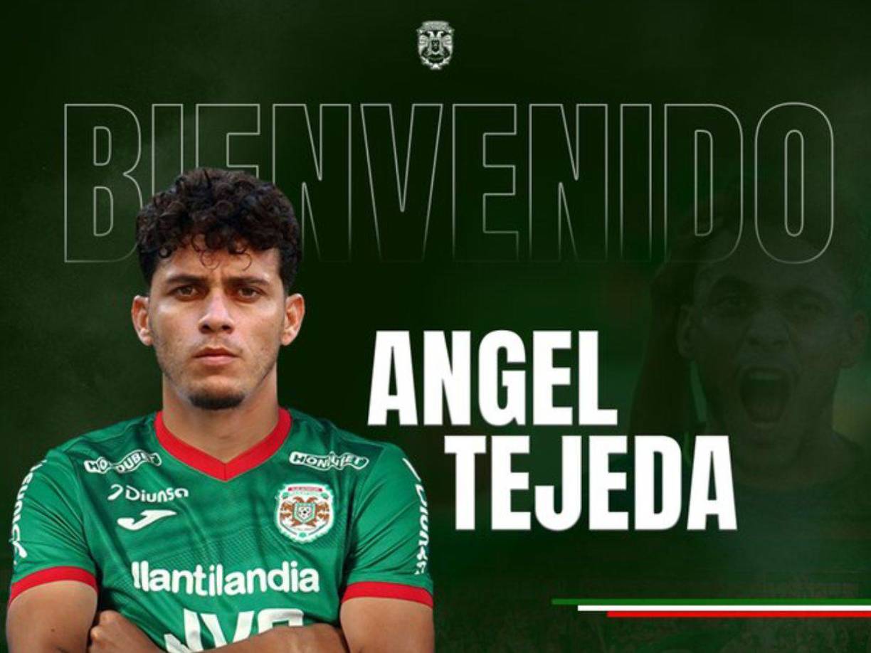 Marathón anunció el fichaje del atacante hondureño Ángel Tejeda, llega procedente del Olancho FC.