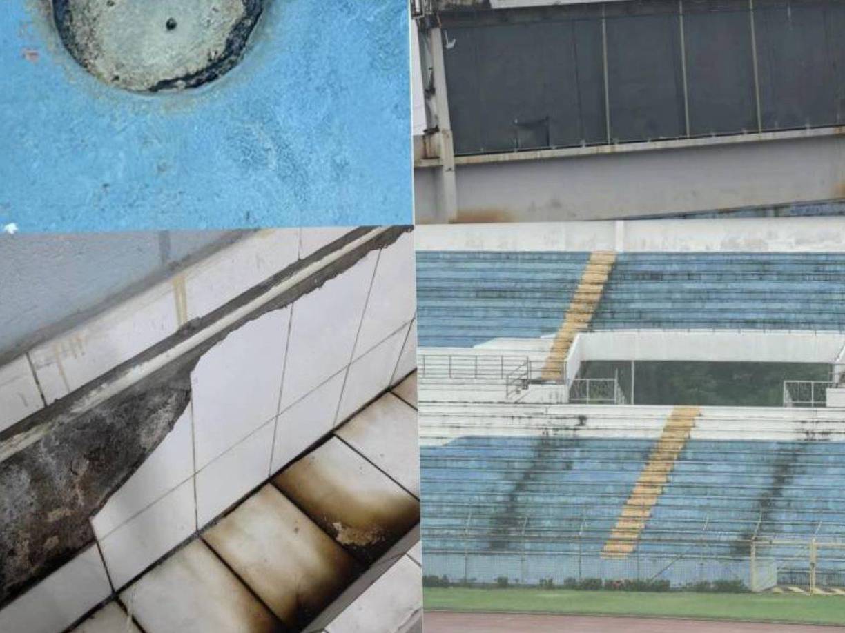 La pantalla gigante que el estadio Olímpico tenía, nunca se usó y al final se dañó. Así como otros sectores del estadio.