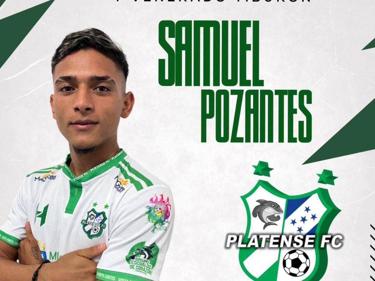 El lateral Samuel Pozantes es nuevo jugador del Platense, llega procedente de la Real Sociedad de Tocoa.