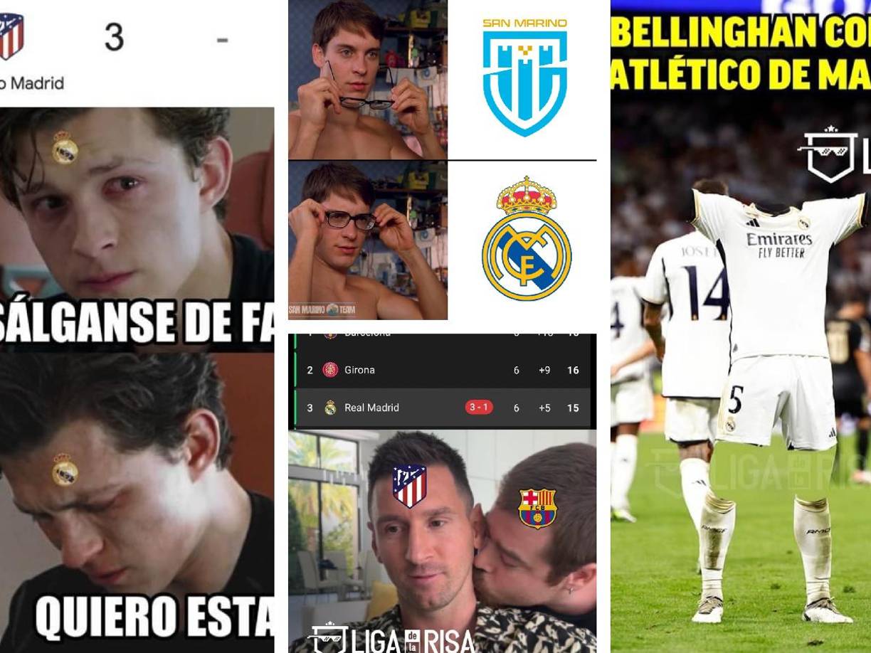 El Real Madrid cayó por 1-3 ante el Atlético de Madrid y las redes no perdonaron- Estos fueron los jocosos memes tras la derrota de los blancos