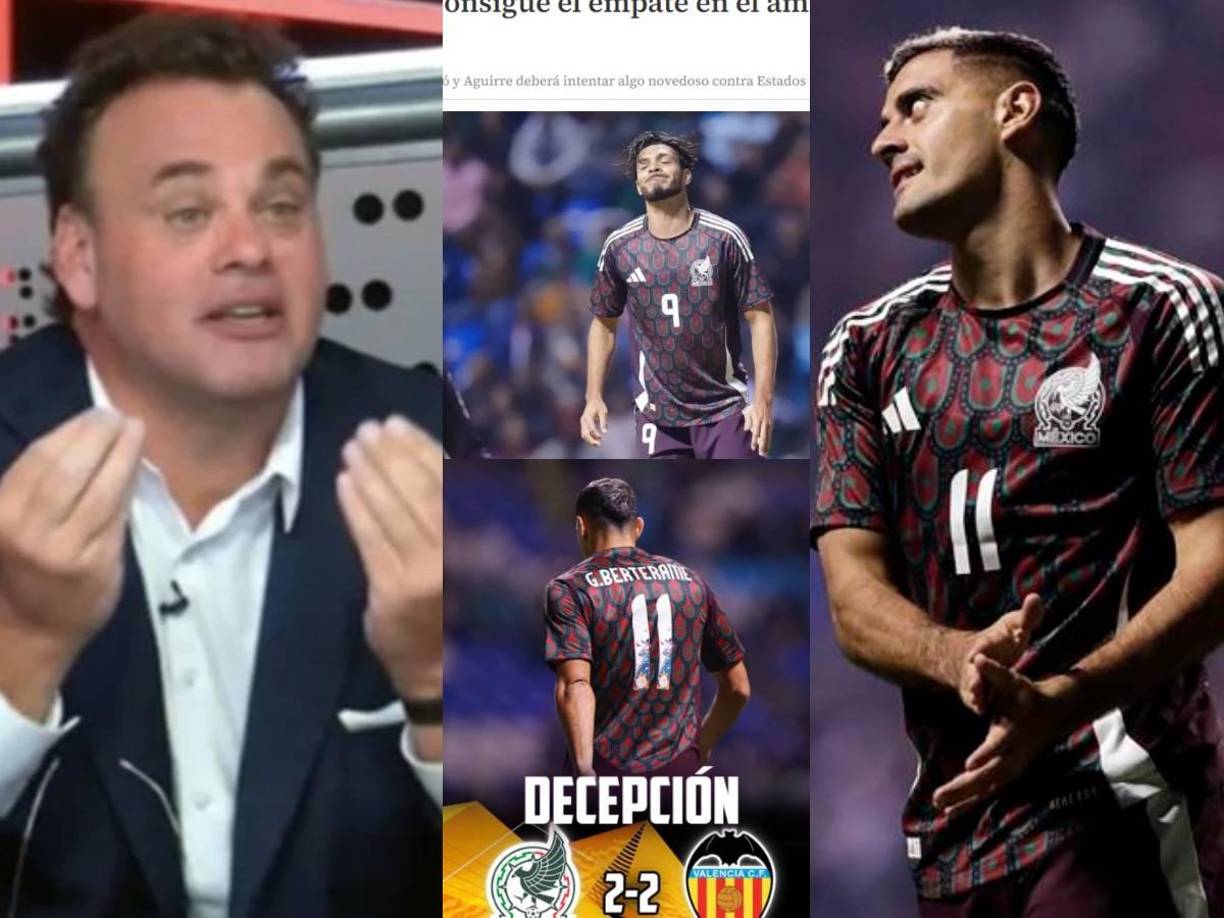 Las reacciones de los medios y periodistas tras el empate de México ante el Valencia B de la Liga Española.