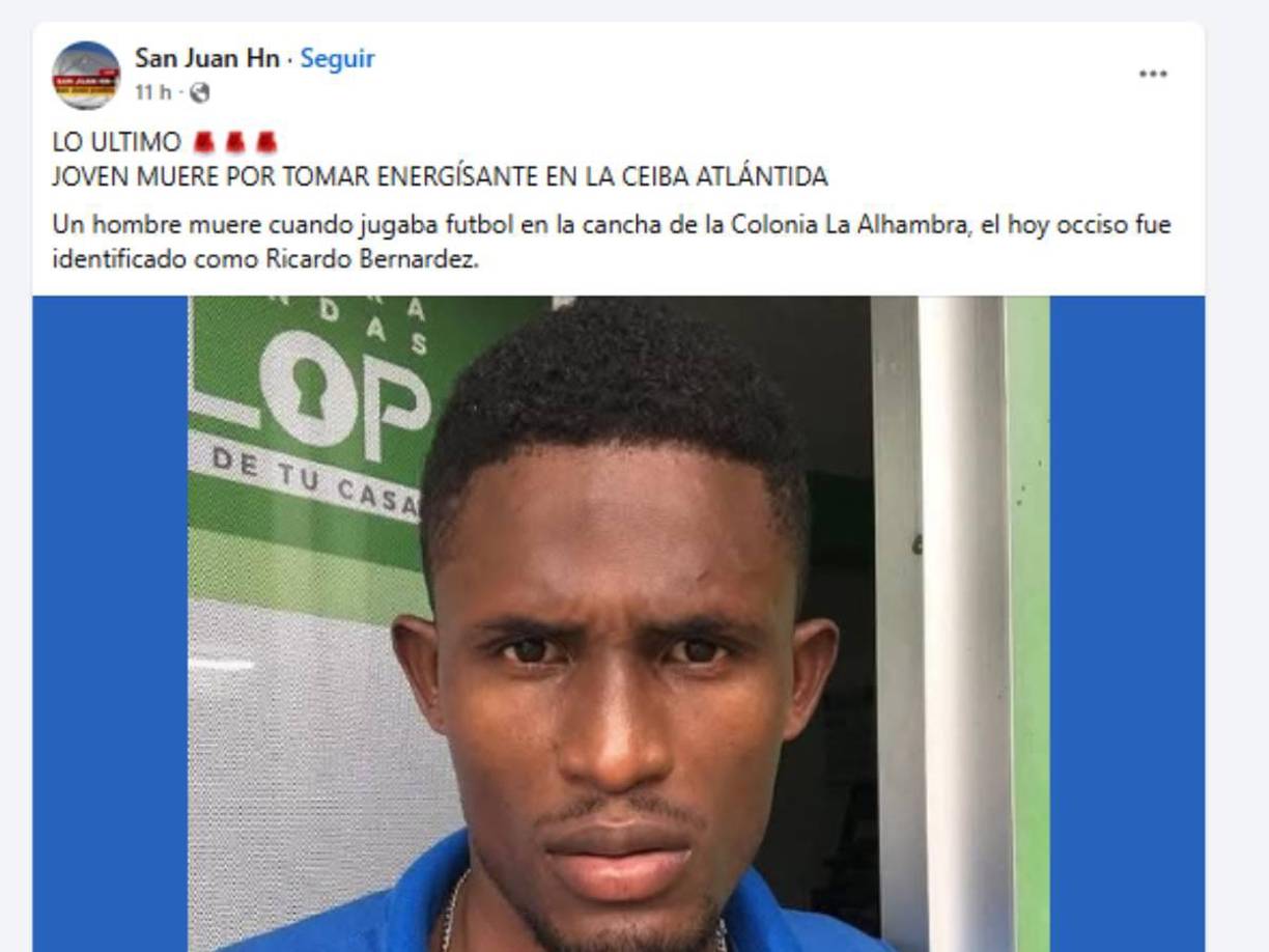 En redes sociales en primera instancia circuló la información de que Ricardo había ingerido una bebida energizante. 