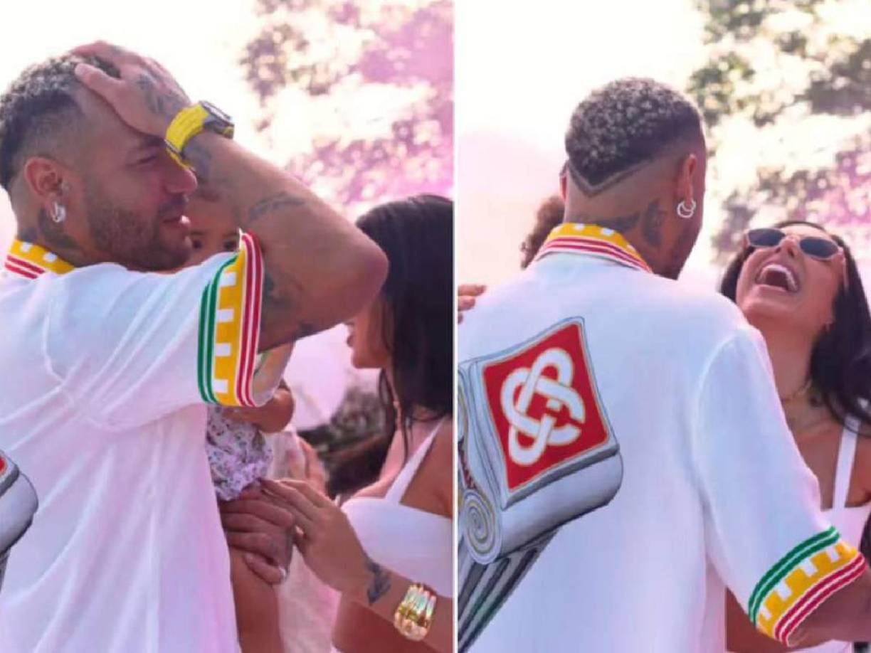 El delantero brasileño de 32 años publicó en su cuenta oficial de Instagram un vídeo de la multitudinaria fiesta de revelación de sexo, en la que se ven cintas de color rosa que anuncian la llegada de una niña y anunció que vive “una fase muy agradable” junto a su familia.