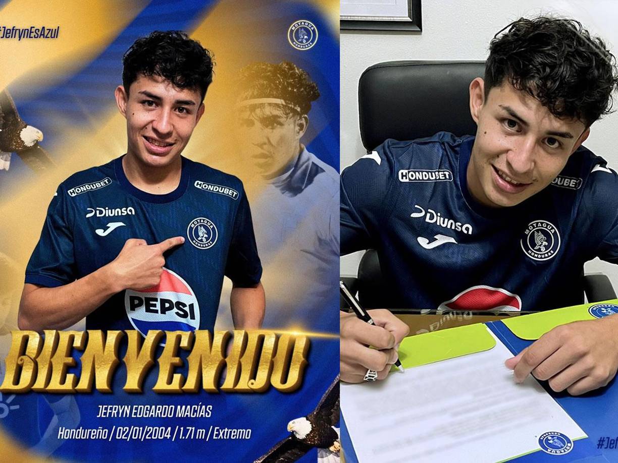 Jefryn Macías - El joven futbolista fue oficializado como nuevo fichaje del Motagua. La transacción fue cerrada en junio del 2024, se quedó cedido en la UPN y ahora ya luce los colores del campeón. Ya firmó contrato.