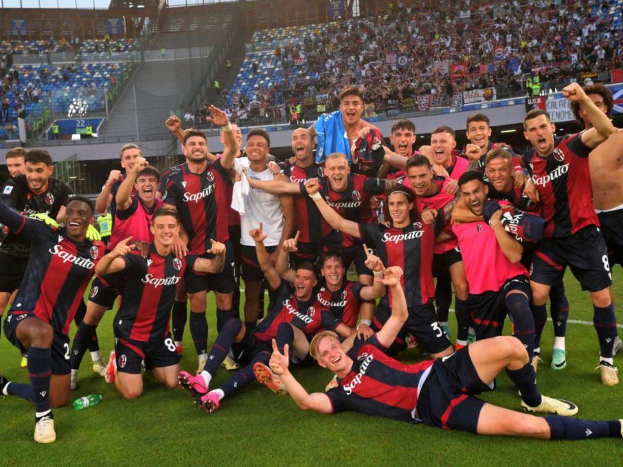 Bologna: Su última participación fue en la temporada 1964-65 de la <b>Copa de Europa, </b>en la cual cayó 2-1 ante <b>Anderlecht </b>en la Primera Ronda. Es dirigido por Thiago Motta.