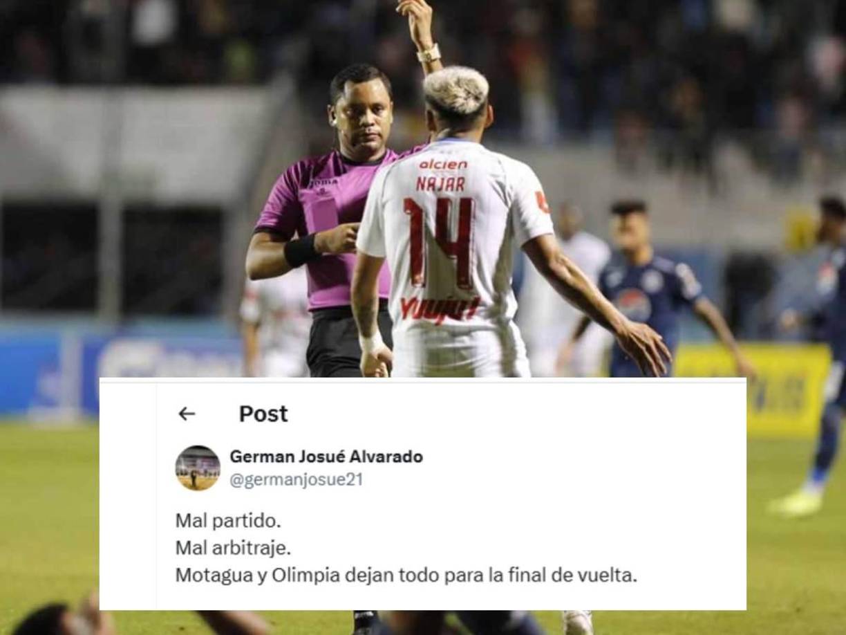 German Alvarado, periodista de LA PRENSA: “Mal partido, mal arbitraje”.