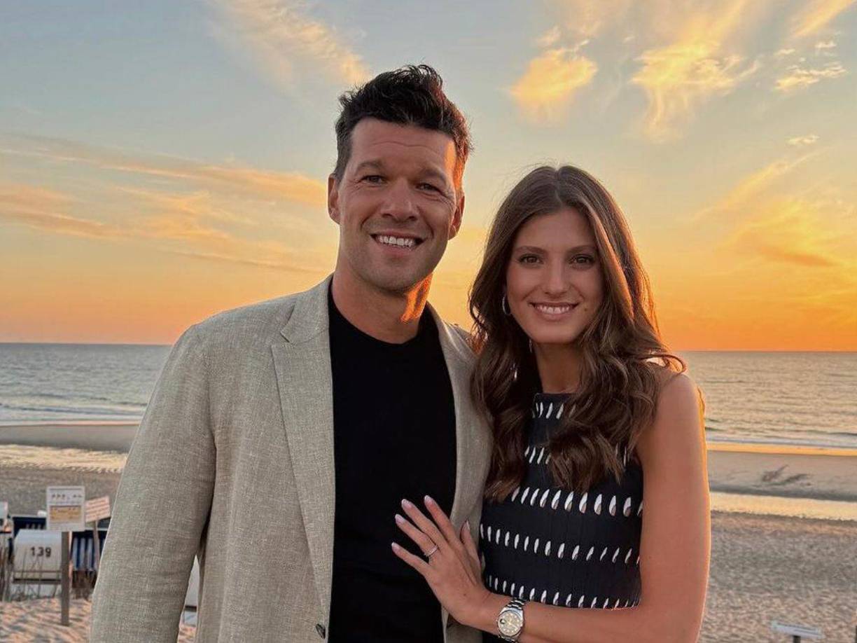 Ballack ha confirmado su relación sentimental con Sophia Schneiderhan y se desató la polémica.