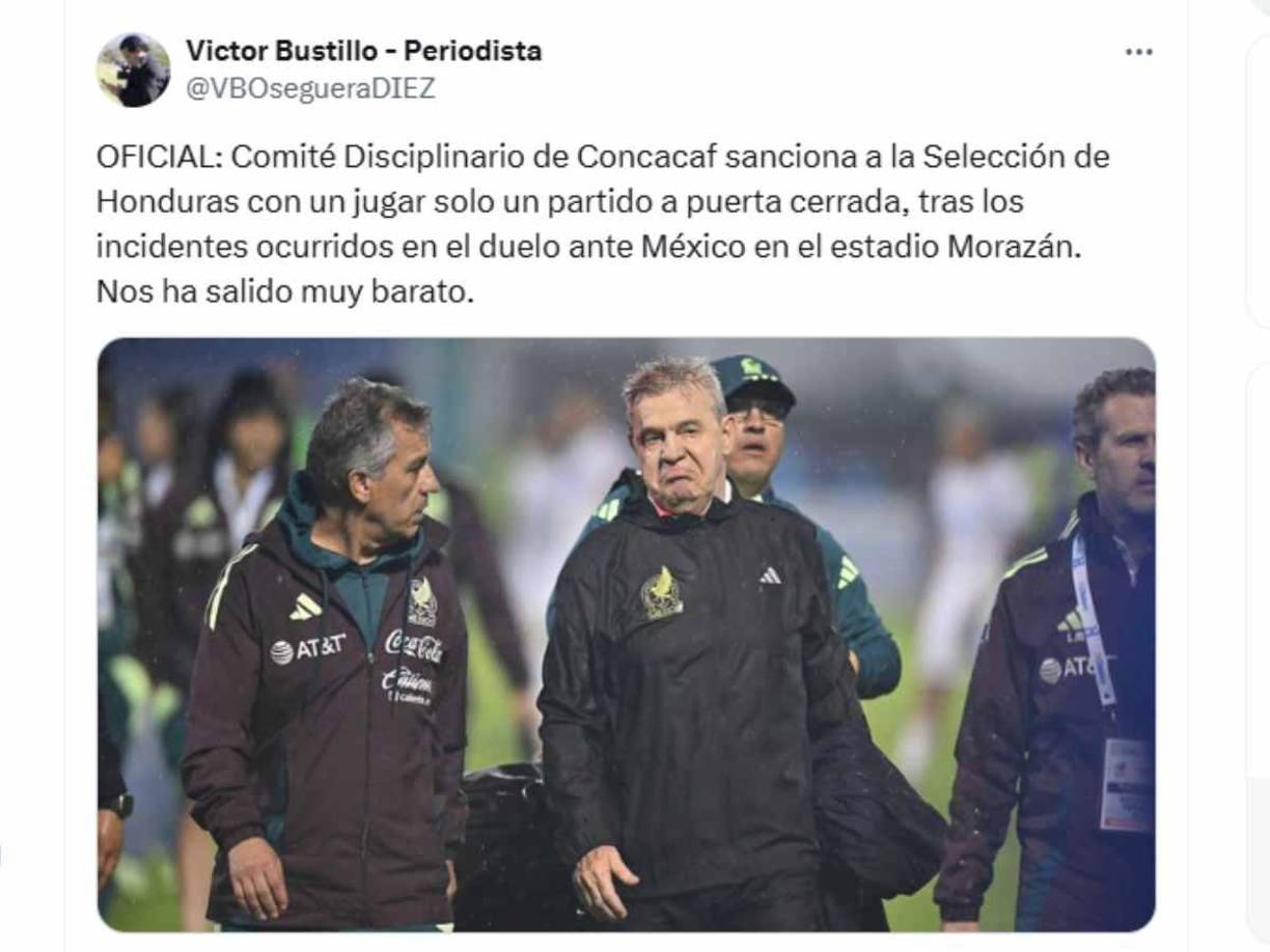 “Nos ha salido muy barato”, ese es el mensaje en la prensa hondureña. 