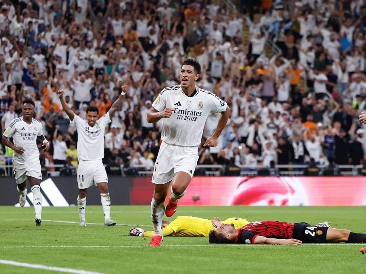 Jude Bellingham fue quien abrió el marcador para el triunfo del Real Madrid (3-0) sobre el Mallorca para la clasificación a la final de la Supercopa de España.