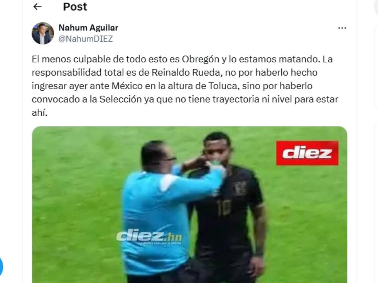 Piden castigo para México: Famosos opinan sobre la goleada sufrida por Honduras