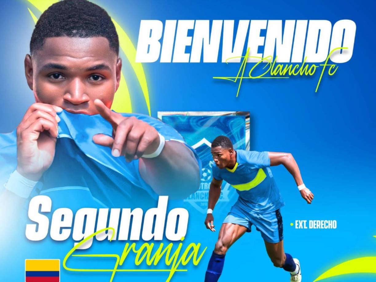 El extremo colombiano Segundo Santo Granja Ángulo es nuevo jugador del Olancho FC, llega procedente del Universitario de Sucre de la primera división de Bolivia.
