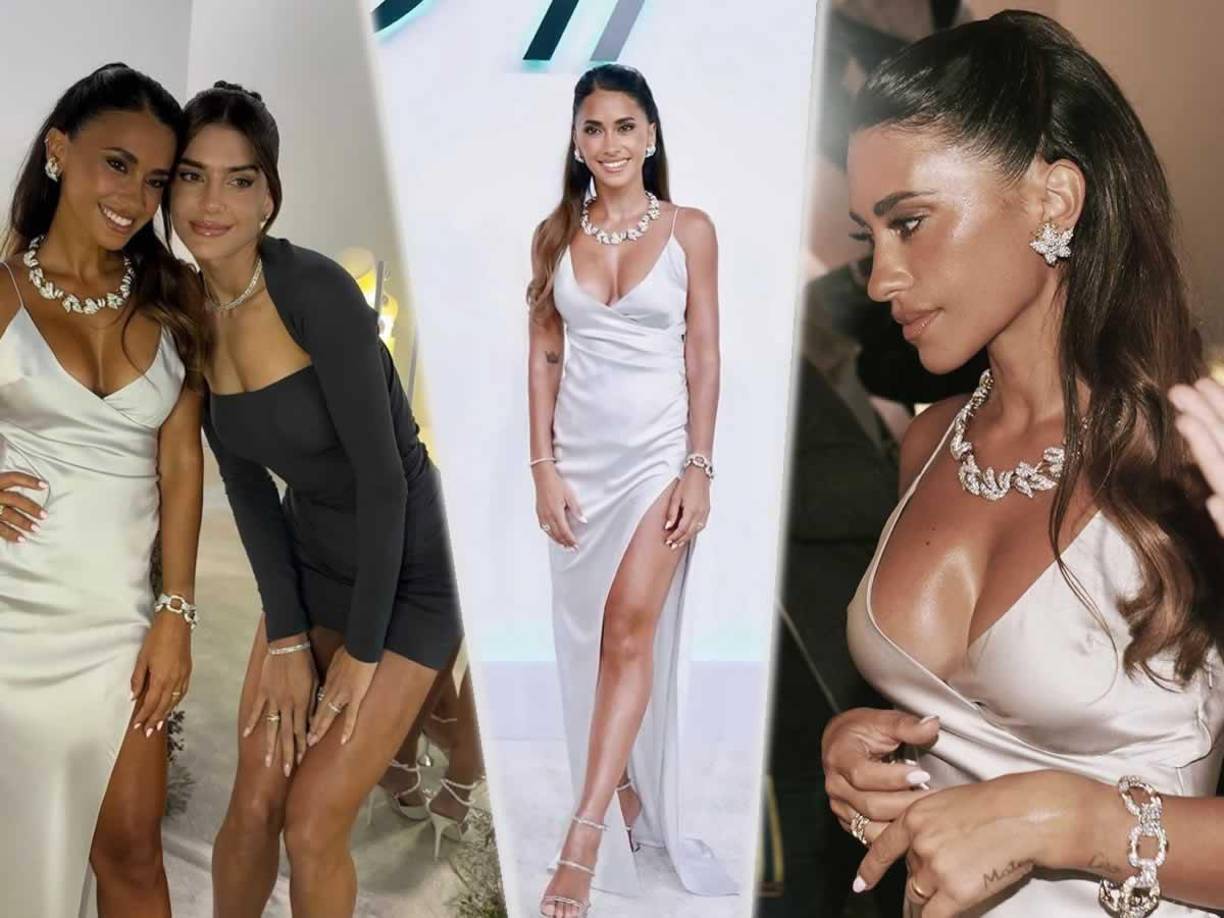 Mientras Lionel Messi jugaba el partido Argentina-Ecuador en las eliminatorias, su esposa Antonela Roccuzzo dejaba a todos boquiabiertos con el precioso ‘look’ que escogió para asistir a un lujoso evento en México.