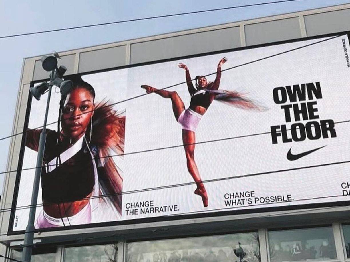 La atleta fue embajadora de Nike y se desempeñó como bailarina. 