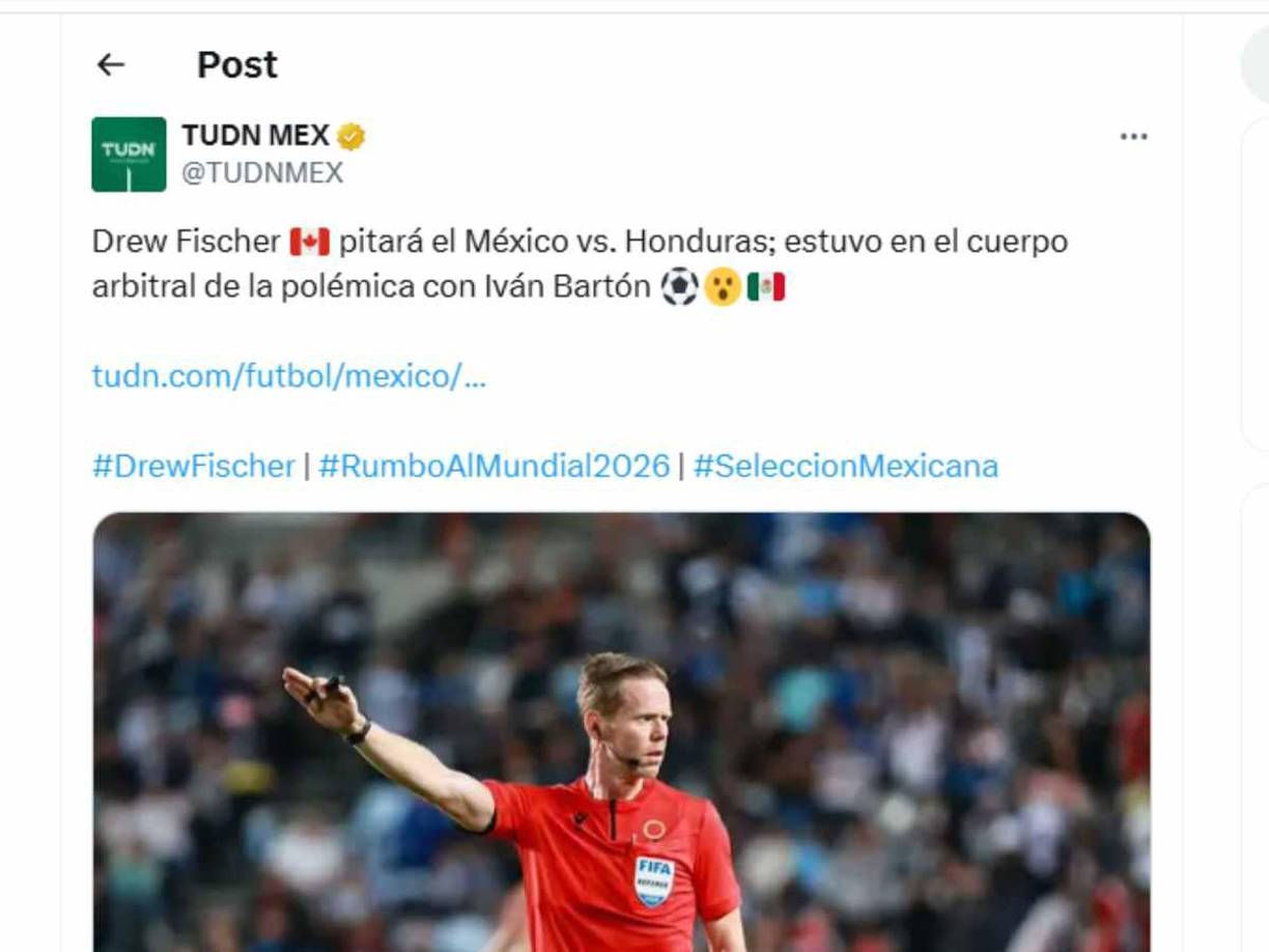 La designación del canadiense no ha pasado desapercibido en diferentes medios de comunicación y periodistas de México y Honduras. 