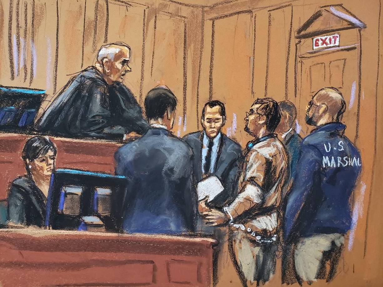 El inicio del juicio al expresidente de <b>Honduras</b> Juan Orlando Hernández y otros dos coacusados de narcotráfico fue pospuesto hasta el 12 de febrero, en vez del 5 como estaba previsto, para dar más tiempo a los nuevos abogados que se han integrado a la defensa. Foto: LA PRENSA/Jane Rosenberg