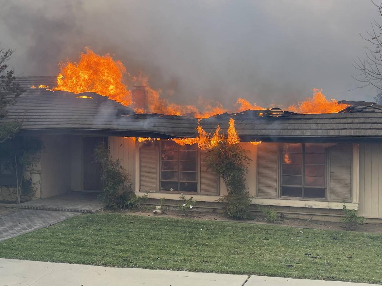 Por el momento se desconocen las causas que han podido originar las llamas, que siguen activas y avanzando sin control, empujadas por los fuertes vientos procedentes del sur de California.