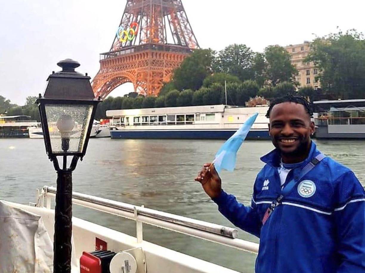 Malique García de atletismo es uno de los representantes de Honduras en los Juegos Olímpicos París 2024.