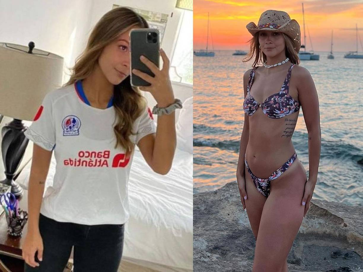 Nuni Joya - La bella influencer hondureña que vive en España es gran aficionada del Olimpia.